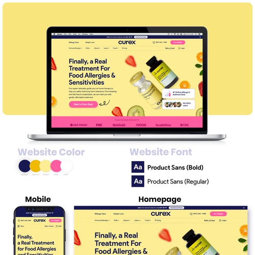 Clean Website Layout