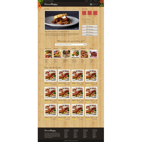 Recipe Website Concept