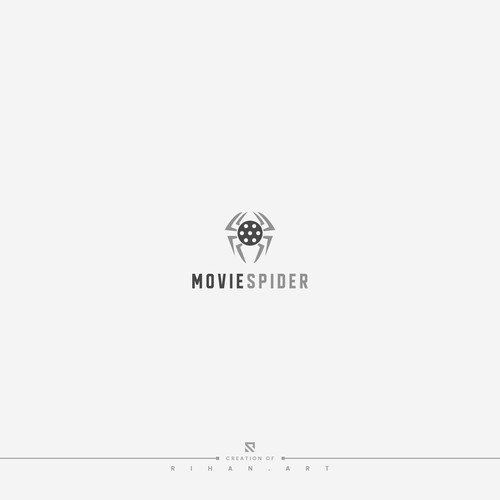 Movie Spider | Entertainment | Movie Reel Logo Design
