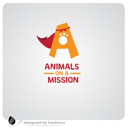 Logo for the Animals on a Mission