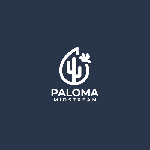 line art or outline logo for paloma midstream