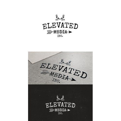 Create A Vintage Logo For Elevated Media Inc.