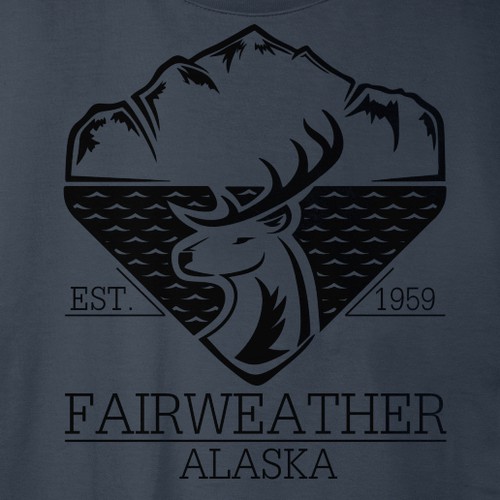 FairWeather Alaska Logo/T-shirt Design