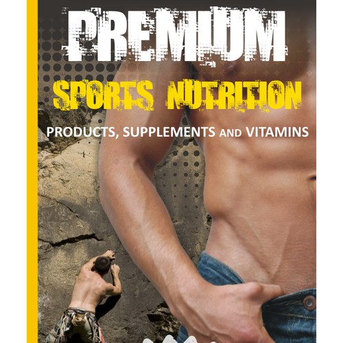 Magazine Ad designs for online sports nutrition store