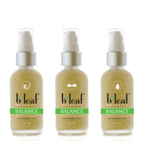 Create a fresh new label design for our B Leaf skin care products