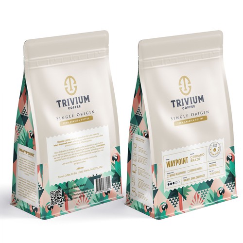 Packagind Design for Trivium Coffee