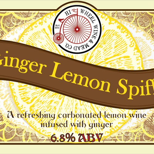 Vintage-inspired & hip carbonated wine bottle labels
