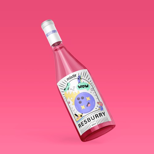 Packaging design for mixture syrup