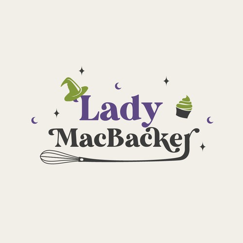 Lady MacBacker Logo Design