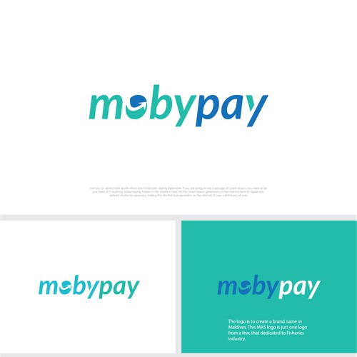 mobypay logo design