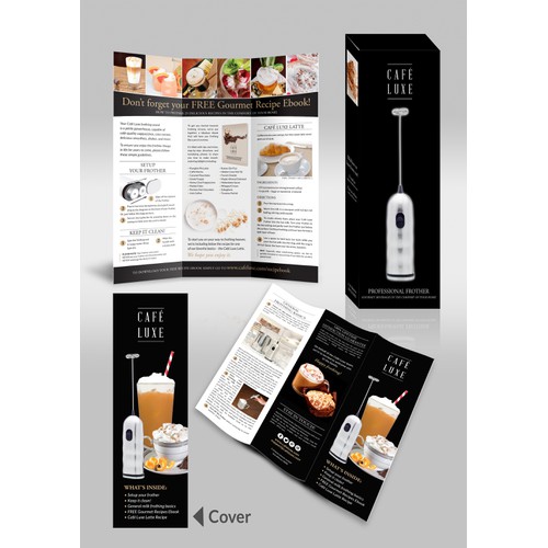 cafe lux brochure