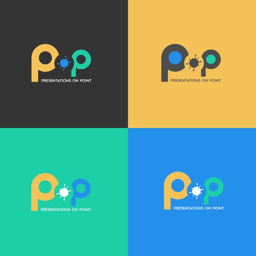 Logo for POP! - consulting company that teaches dynamic and exceptional presentation skills through the art of storytelling