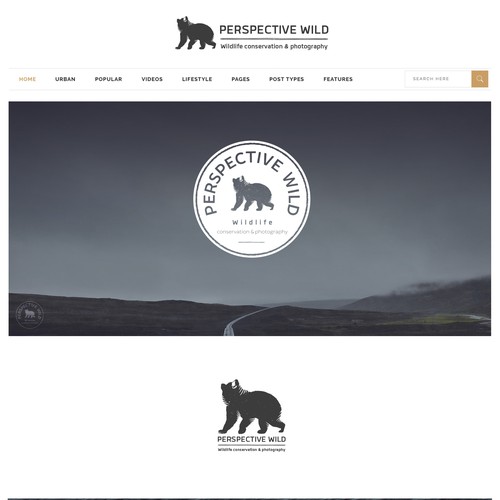 Vintage Wildlife logo design