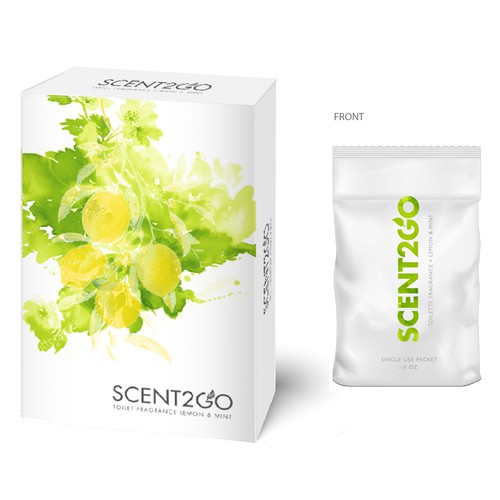 Scent2Go Toilet Fragrance Packaging