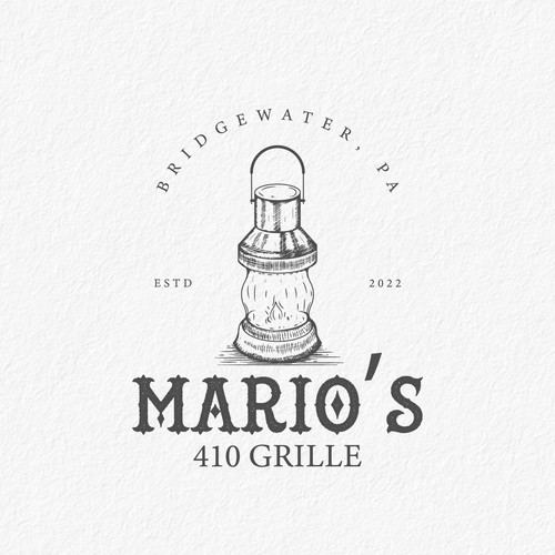 modern logo for a restaurant and bar