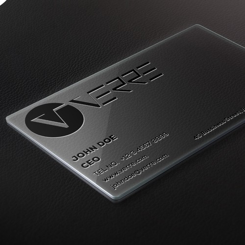 Verre Business Card Design