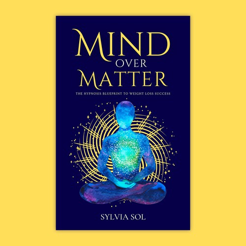 Design a book cover for a book about hypnotherapy and weight-loss