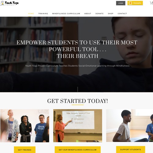 Educational Organization Website Redesign