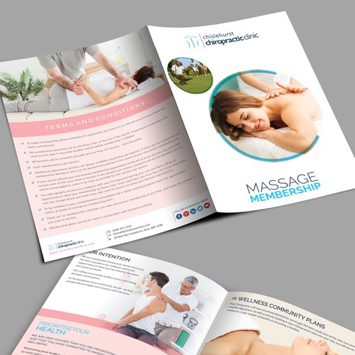 message bi-fold brochure