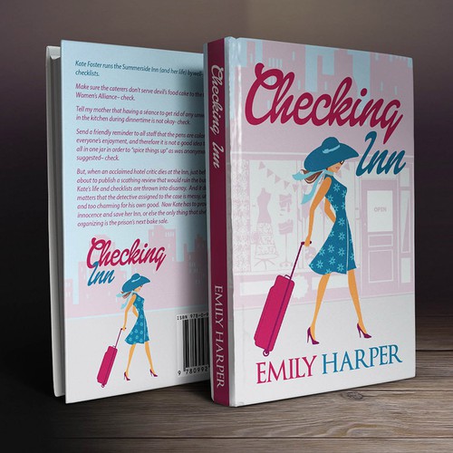 Book Cover for new Chick Lit novel "Checking Inn"