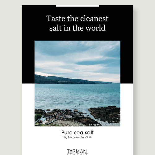 Poster template for food experiences