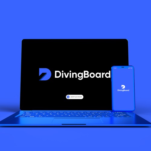 Diving Board logo concept