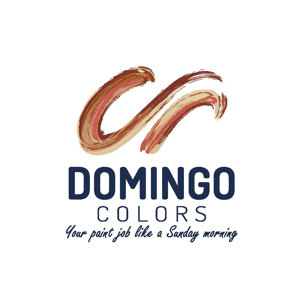 Crafting Tranquility: Logo for Domingo Colors – Paint Your World in Serenity