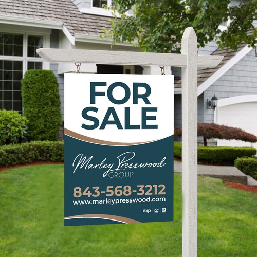 Real estate yard sign