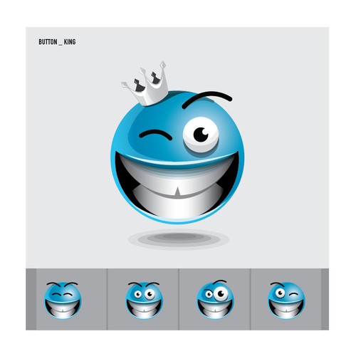 Mascot for Button-King We produce customized Badges, Magnets, Bottle openers