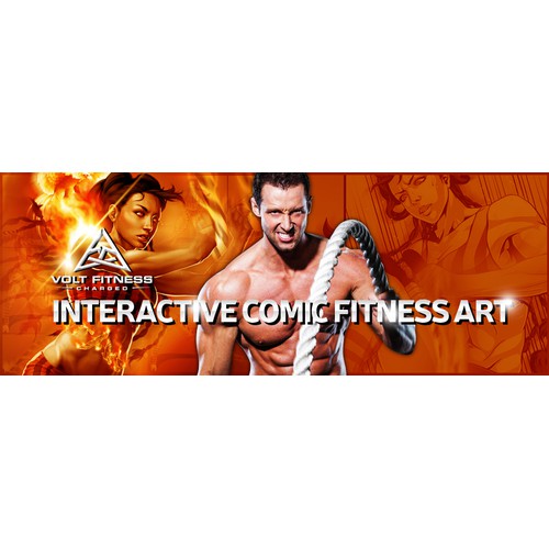 Get creative, go 3D capture our comic fitness art where "imagination has no limitations"