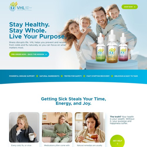 Functional Wellness Pre-Sales Landing Page