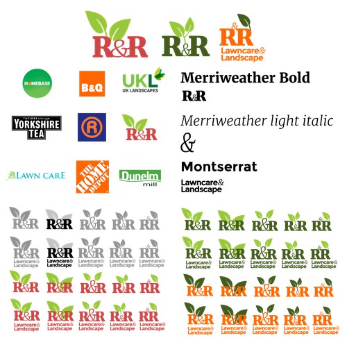 Logo Design for R&R Lawncare&Landscape