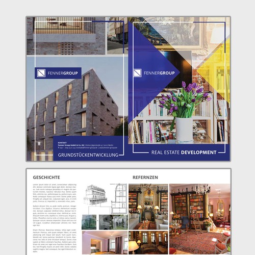 Bold Layout for a brochure 