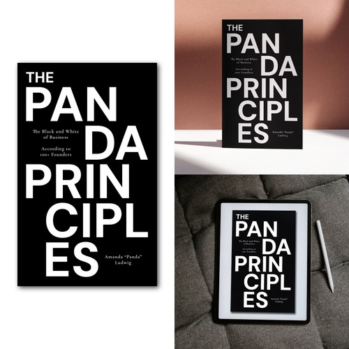 "The Panda Principles" Book cover design