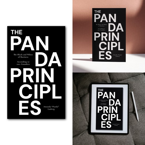 "The Panda Principles" Book cover design