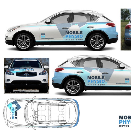 (Guaranteed Blind Contest) Design for Mobile Physio's Fleet Vehicle (Wrap)