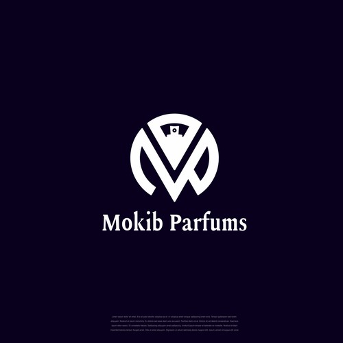 Elegant logo for perfume brand
