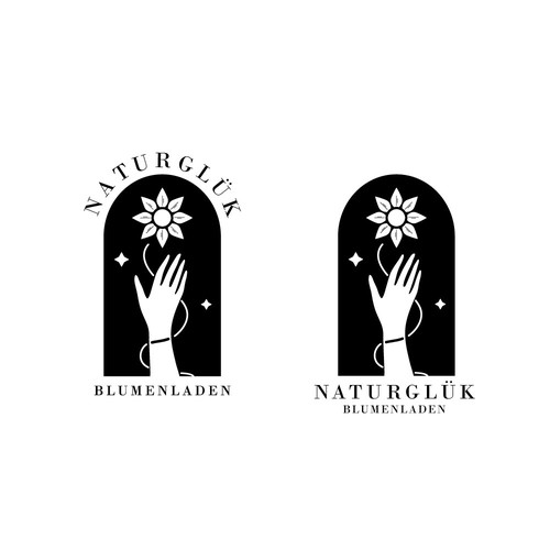 Logo concept for flower shop.