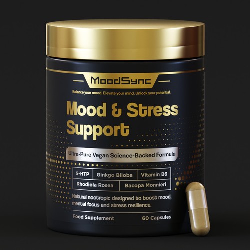 Packaging Design for a premium supplement brand