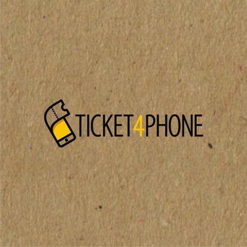 Logo concept for mobile ticket