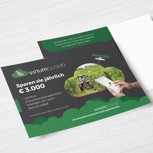 Werbeaktion für unsere innovative IT-Lösung VinumCloud