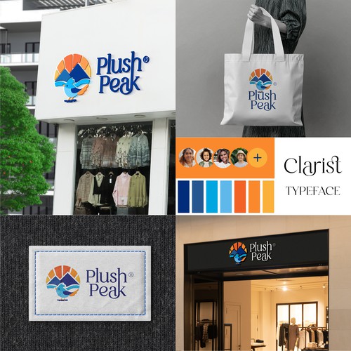 Plush Peak - Kids Cloths Branding