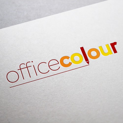 Concept logo for company office supplies selling 