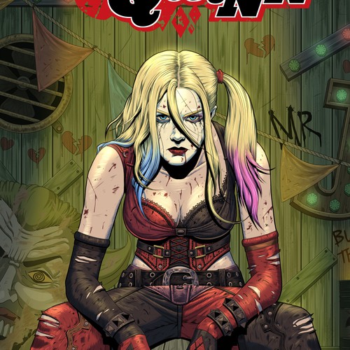 Harley Quinn Comic Book Cover.