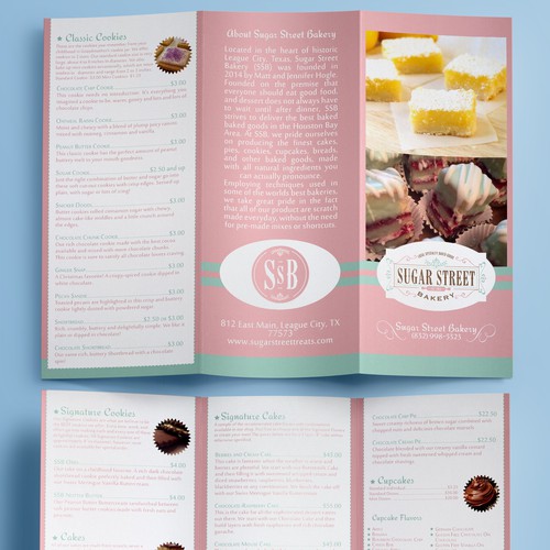Brochure for Bakery