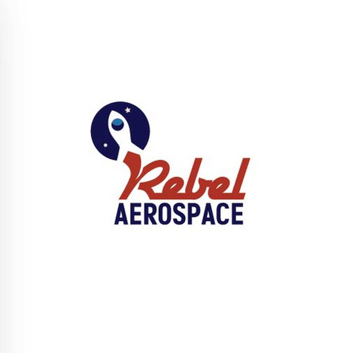 logo for an aerospace company with retro vibe