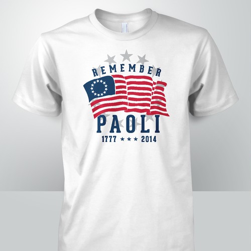 Create a memorable TShirt design for one of the deadliest battle in the American Revolution