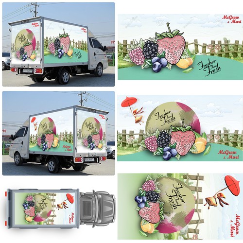 Truck wrap