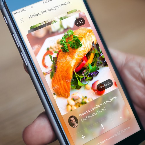 Restaurant app design