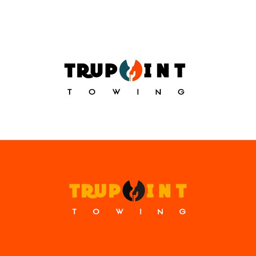 logo concept for a towing company